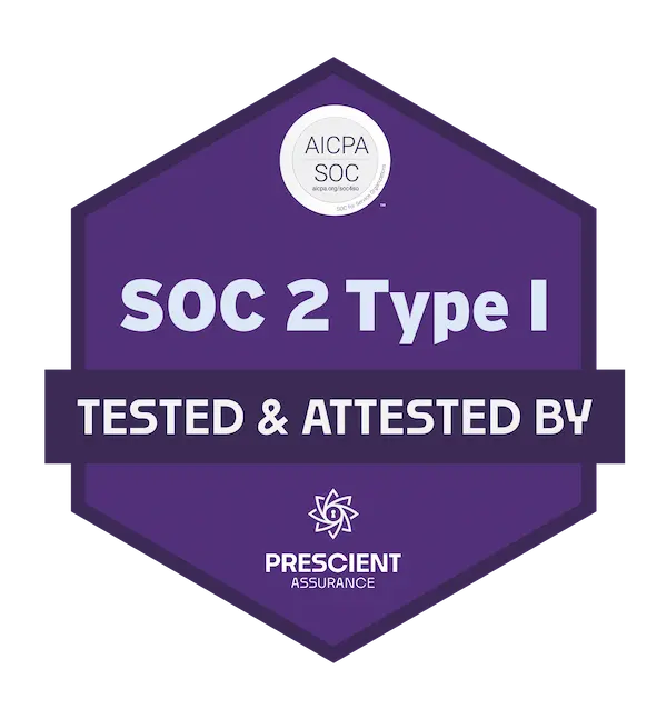 SOC 2 Type 1 Badge